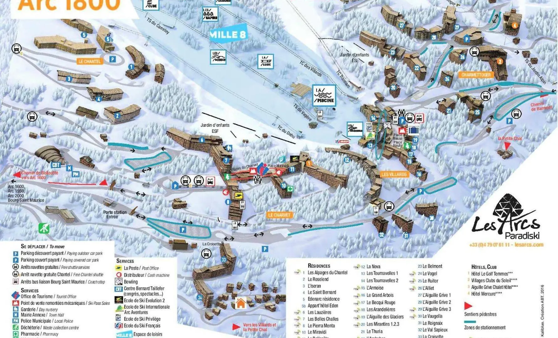 Residence Nova - Appartement 2 Pieces 6 Personnes Proche Des Pistes, Des Commerces, De La Garderie Et De L'Esf Au Centre De La Station D'Arc 1800 Mae-6744 Les Arcs  0*, Les Arcs (Savoie)